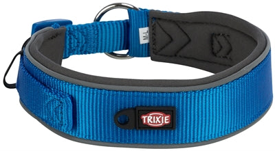 Trixie Premium Halsband Hond Extra Breed Royal Blauw / Grafiet Grijs