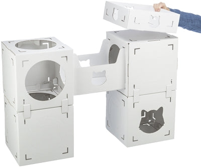 Trixie Kattenmeubel Casa Cara Karton Wit