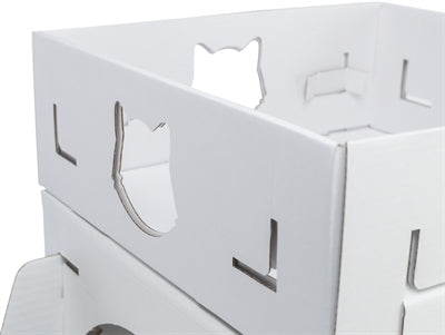 Trixie Kattenmeubel Casa Cara Karton Wit