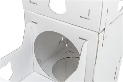 Trixie Kattenmeubel Casa Cara Karton Wit