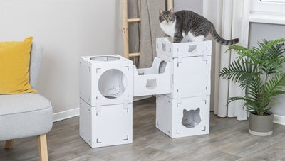 Trixie Kattenmeubel Casa Cara Karton Wit