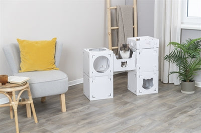 Trixie Kattenmeubel Casa Cara Karton Wit