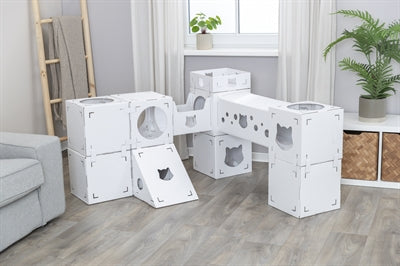 Trixie Kattenmeubel Casa Cara Karton Wit