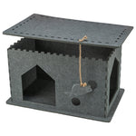 Trixie Kattenmand Huis Lene Vilt Grijs 54X30X35 Cm
