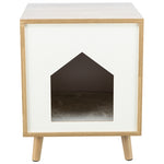 Trixie Kattenmand Huis Isa Houtlook Lichtbruin / Wit 40X40X50 Cm