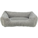 Trixie Hondenmand Vital Jonna Ribfluweel Grijs 60X50 Cm
