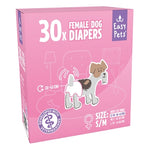 Easypets Hondenluiers Teef S/M 30 St