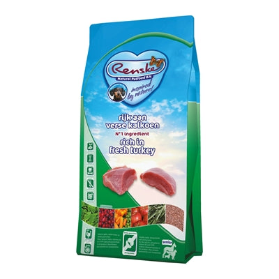 Renske Super Premium Senior Kalkoen Graanvrij Hypoallergeen 2 Kg
