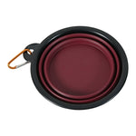 Zolux Bvk Voerbak Opvouwbaar Siliconen Rood16 Cm 650 Ml
