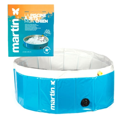 Martin Pool Met Jets Blauw / Wit 80X20 Cm