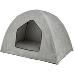 Trixie Hondenmand Tent Jonna Vital Ribstof Lichtgrijs 75X55X55 Cm