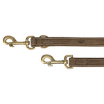 Trixie Hondenriem Pure Verstelbaar Leer Bruin S-M 200X1,5 Cm