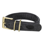 Trixie Halsband Hond Pure Leer Zwart Xs 25-31X2,5 Cm