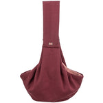 Trixie Hondentas Buikdrager Soft Bordeaux / Roze 60X20X22 Cm