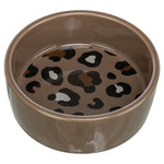 Trixie Voerbak / Drinkbak Leo Kat Keramiek Panterprint Assorti 12 Cm 300 Ml