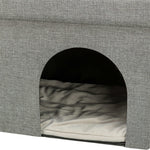 Trixie Kattenmand / Kattenhuis Kimy Soft 2 Verdiepingen Lichtgrijs 76X37X72Cm