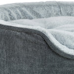 Trixie Vital Hondenmand Lino Soft Ovaal Grijs / Lichtgrijs 60X45 Cm