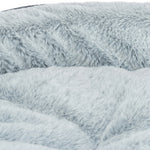 Trixie Vital Hondenmand Lino Soft Ovaal Grijs / Lichtgrijs 60X45 Cm