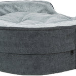 Trixie Vital Hondenmand Lino Soft Ovaal Grijs / Lichtgrijs 60X45 Cm