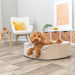 Trixie Vital Hondenmand Lino Soft Ovaal Beige / Creme 60X45 Cm