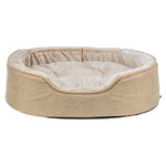Trixie Vital Hondenmand Lino Soft Ovaal Beige / Creme 60X45 Cm