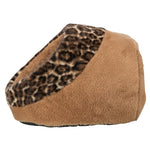 Trixie Kattenmand Iglo LeoSoft Pluche Bruin / Panterprint 35X41X26 Cm
