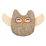 Trixie Uil Stof / Pluche Met Kattenkruid / Catnip Beige 8 Cm