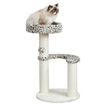 Trixie Krabpaal Leo Panterprint Rond Creme 42X42X82 Cm