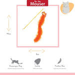 Happy Pet Tabby Patch Kattenhengel Goudvis Oranje 40X7,5 Cm