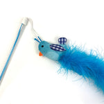 Happy Pet Tabby Patch Kattenhengel Vogel Blauw 40X7,5 Cm