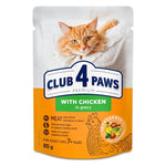 Club 4 Paws Premium Senior 7+ Pouch Kip In Saus 24X85 Gr