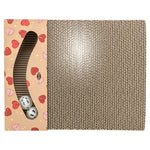 Trixie Krabplank Hartjes Met Ballen Rechthoekig Karton Abrikoos 38X30X5 Cm