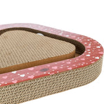 Trixie Krabplank Hartjes Met Ballen Driehoekig Karton Rood 36X36X5 Cm