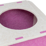 Trixie Speelbox Merle Vierkant Vilt Zand / Roze 58X27X29 Cm