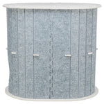 Trixie Speelbox Mara Ovaal Vilt Zand / Grijs 66X46X62 Cm