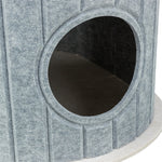 Trixie Speelbox Mara Ovaal Vilt Zand / Grijs 66X46X62 Cm