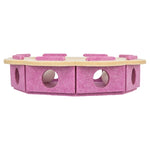 Trixie Hole'n'roll Bloem Vilt Roze / Beige 30X30X7,5 Cm
