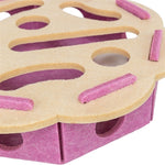 Trixie Hole'n'roll Bloem Vilt Roze / Beige 30X30X7,5 Cm