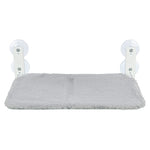 Trixie Hangmat Voor Aan Raam Opvouwbaar Pluche / Mesh Wit / Grijs 58X34 Cm