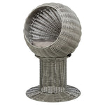 Trixie Kattenmand Amalia Rond Polyrattan Grijs 42X42X70 Cm