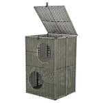 Trixie Kattenmand Amalia Hoekig Polyrattan Grijs 37X35X57 Cm