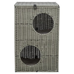 Trixie Kattenmand Amalia Hoekig Polyrattan Grijs 37X35X57 Cm