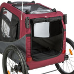 Trixie Hondenfietskar Grijs / Rood 61/125X56X64 Cm