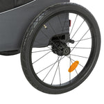 Trixie Hondenfietskat Grijs / Rood 76/136X66X74 Cm
