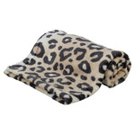 Trixie Hondendeken Leo Softpluche Panterprint Creme 100X70 Cm