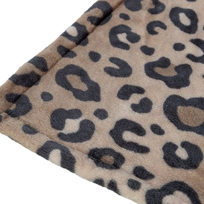 Trixie Hondendeken Leo Softpluche Panterprint Bruin 100X70 Cm