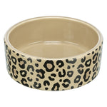 Trixie Voerbak / Drinkbak Leo Keramiek Panterprint Assorti 1 Ltr 18X18X7 Cm