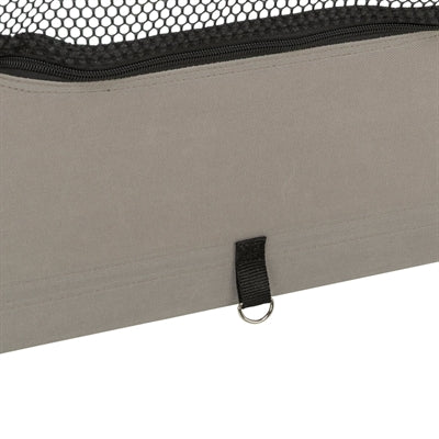 Trixie Campinghek Opvouwbaar Ren 8 Elementen Grijs / Zwart 59X78 Cm