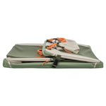 Trixie Kennel Comfy Bench Stof / Reismand Olijfgroen / Beige 47,5X70X44,5 Cm