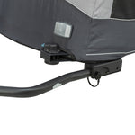 Trixie Fietskar Opvouwbaar Snelvouw Functie Tot 45Kg Grijs Xl 87,5X93/150X97 Cm